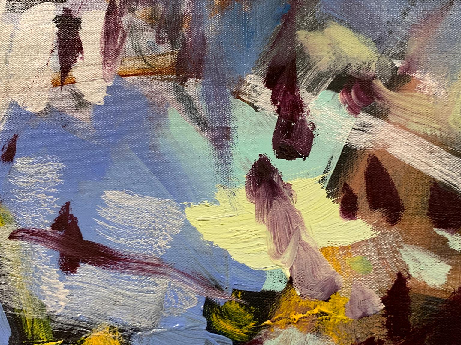 Horloge d'oiseaux 48 x 60 - Painting de Antonio Ugarte