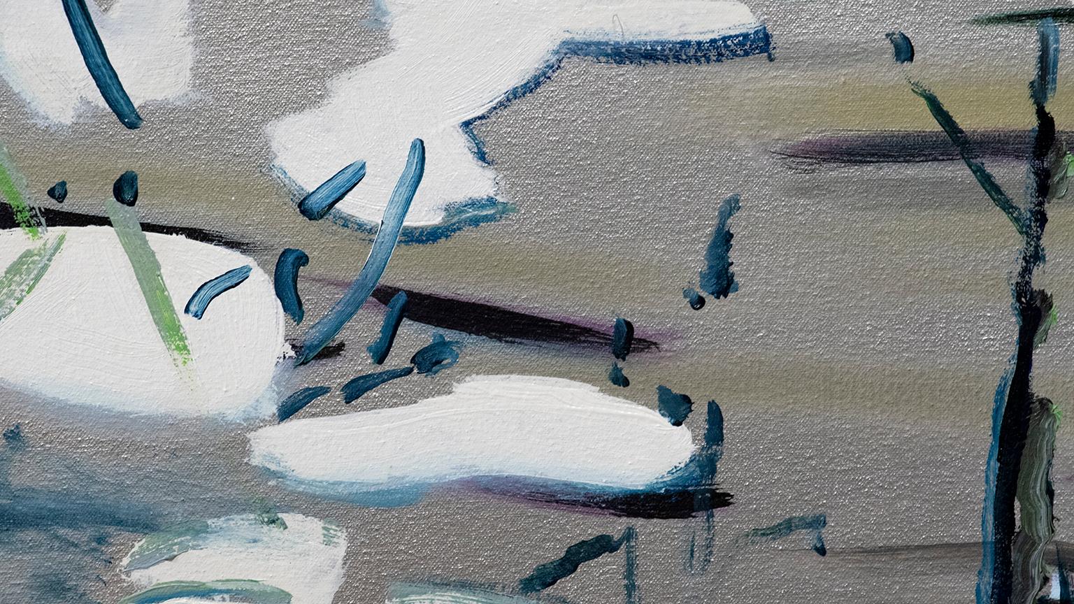 Acqua dolce 57 X 45 - Painting di Antonio Ugarte