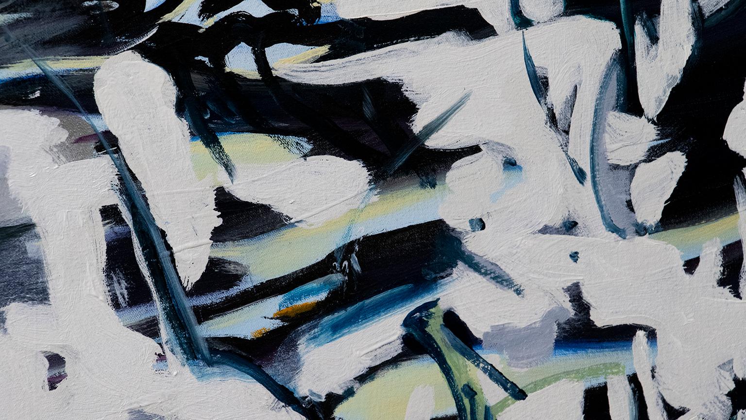 Acqua dolce 57 X 45 - Painting Astratto di Antonio Ugarte