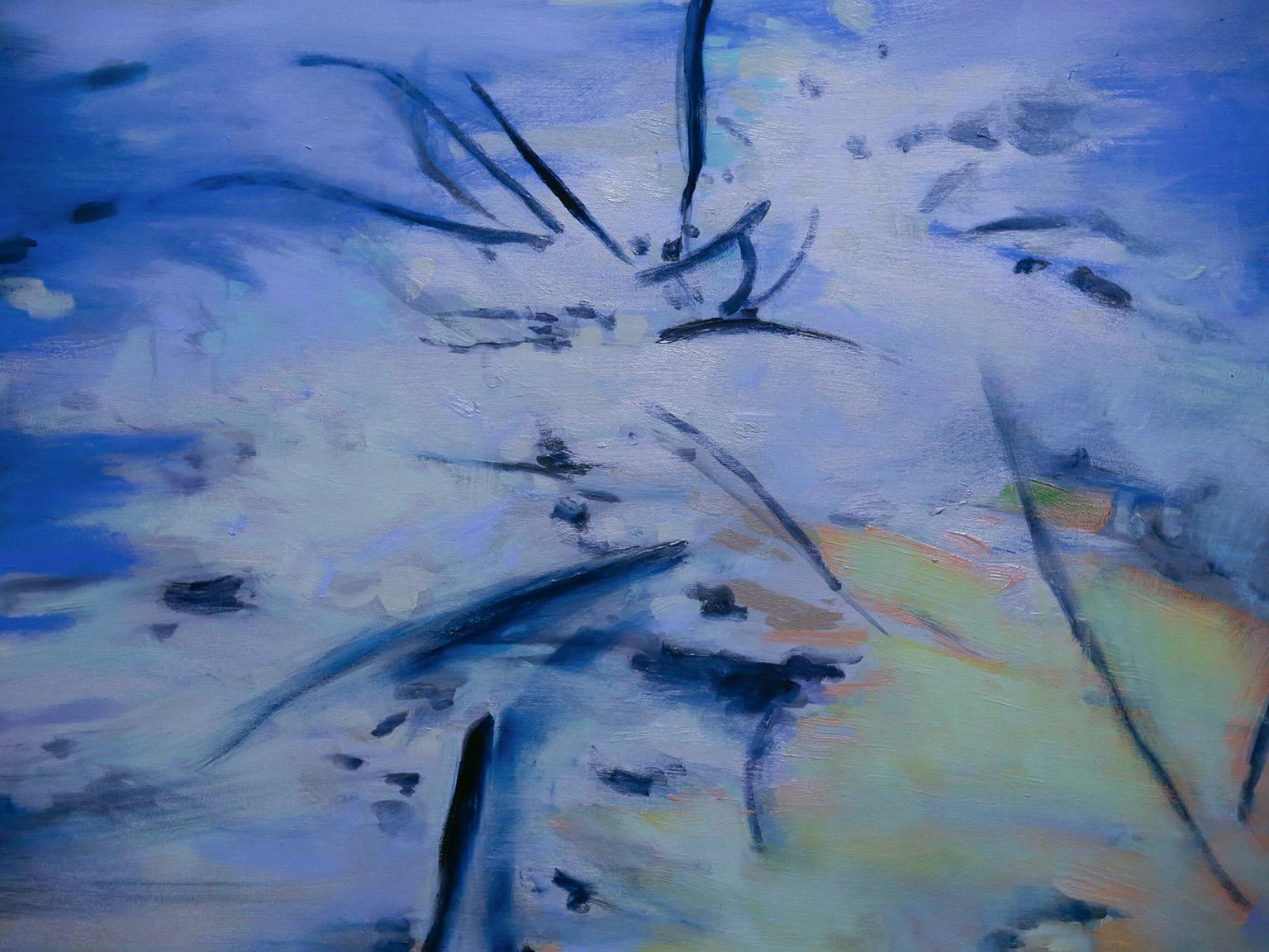 Lavender Breeze  72 X50 - Painting by Antonio Ugarte