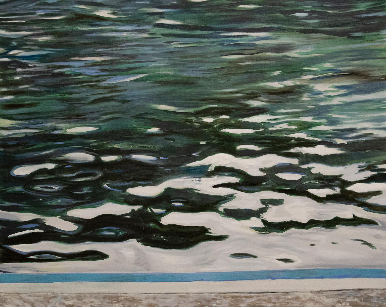 Antonio Ugarte Abstract Painting - Miami Shores 60 X 48