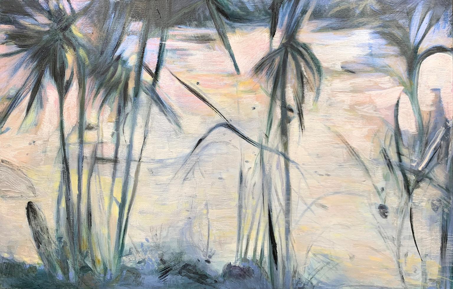 Antonio Ugarte Landscape Painting - Pond 31 X 51