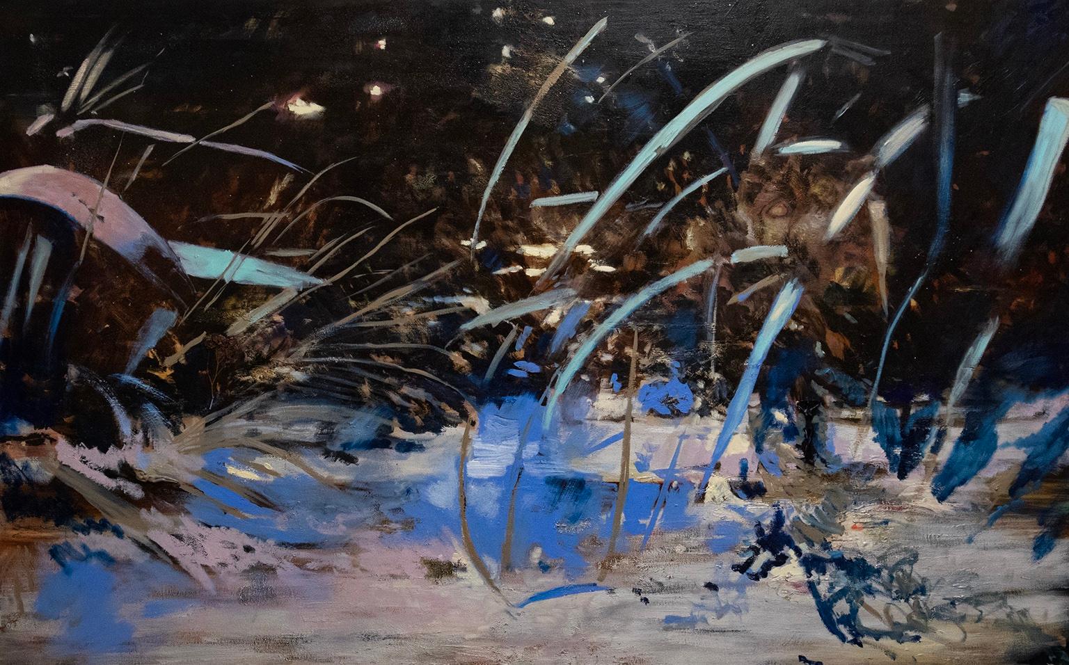 Antonio Ugarte Abstract Painting - Tropical Pond 67 X 108