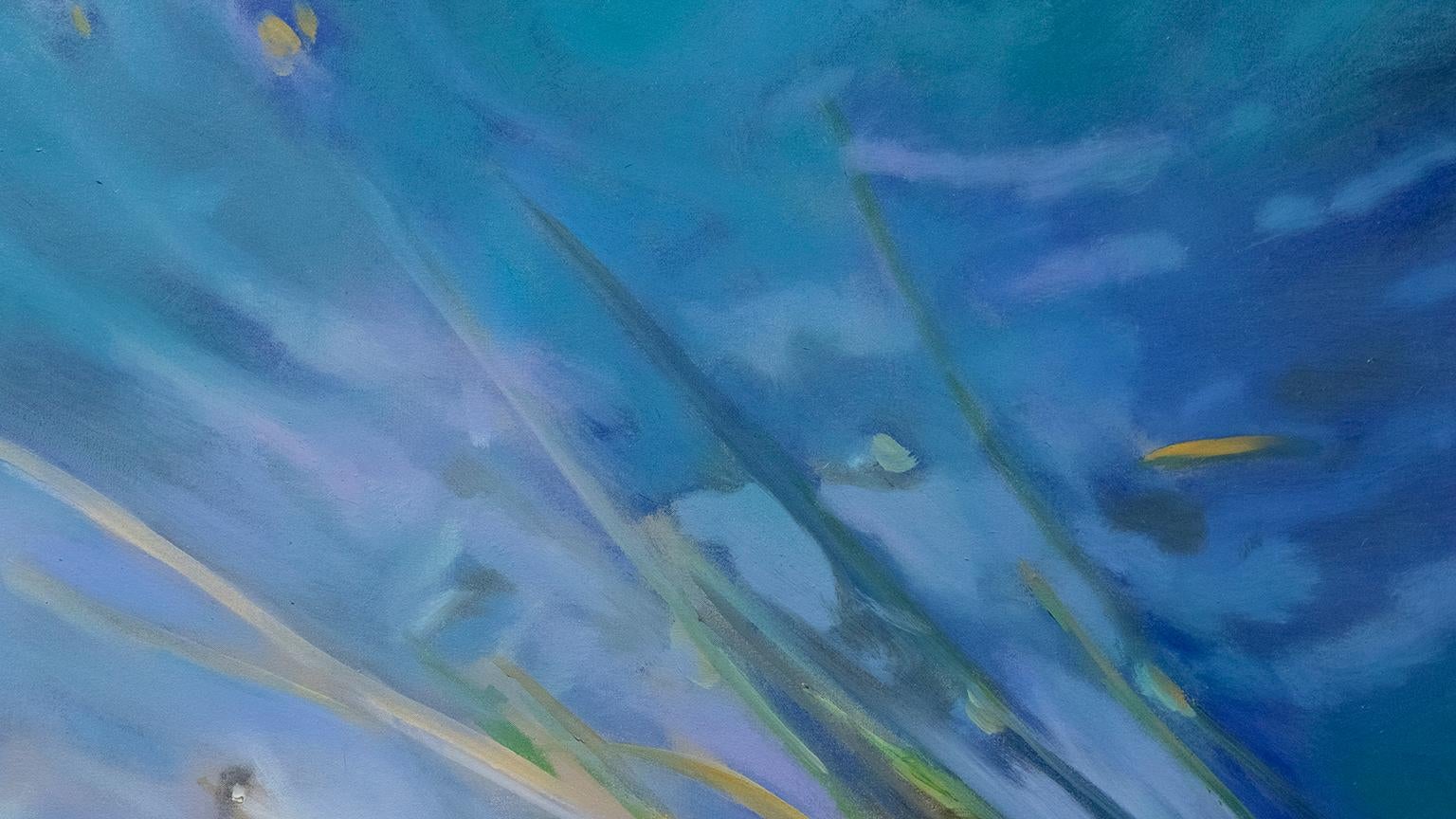 Uyuni Reflections 72 X 96 - Abstract Painting by Antonio Ugarte