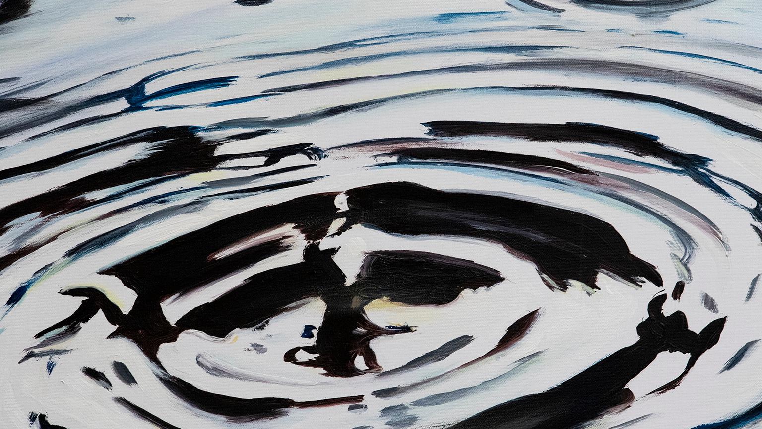water ripple painting