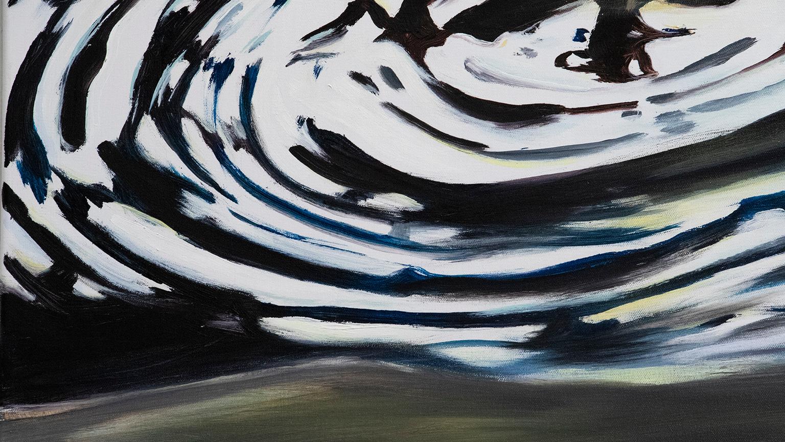 water ripples painting