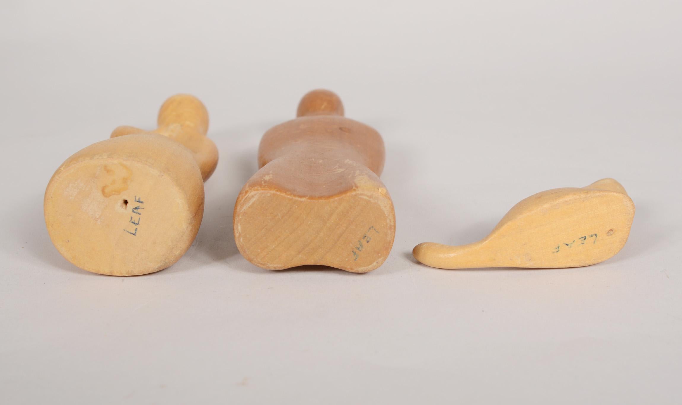 Antonio Vitali Wood Toy Family Set for Creative Playthings For Sale 1