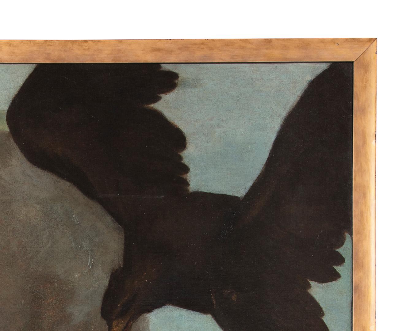 17th Century by Antonio Zanchi Prometheus Bound Oil on canvas en venta 9