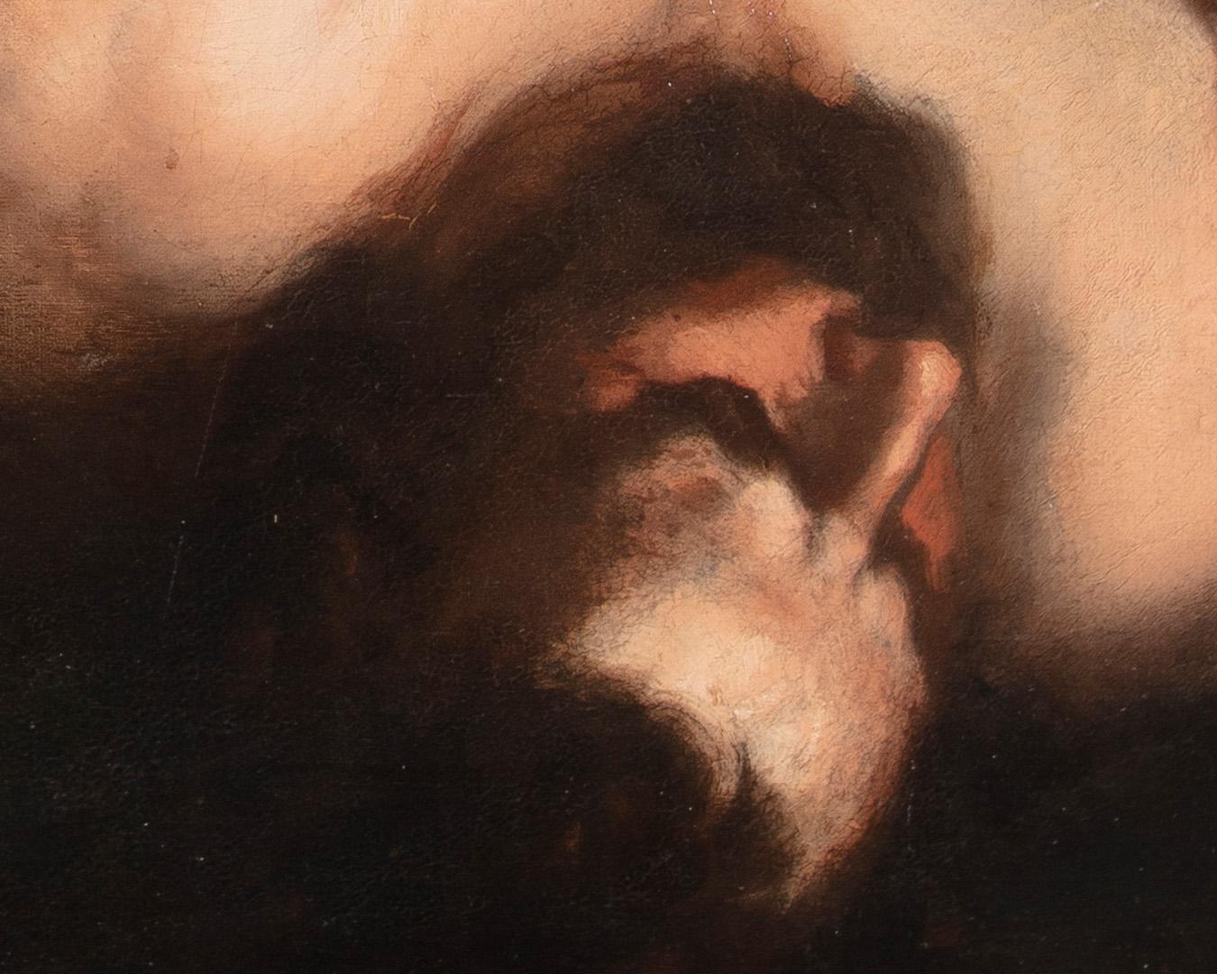 17th Century by Antonio Zanchi Prometheus Bound Oil on canvas en venta 1