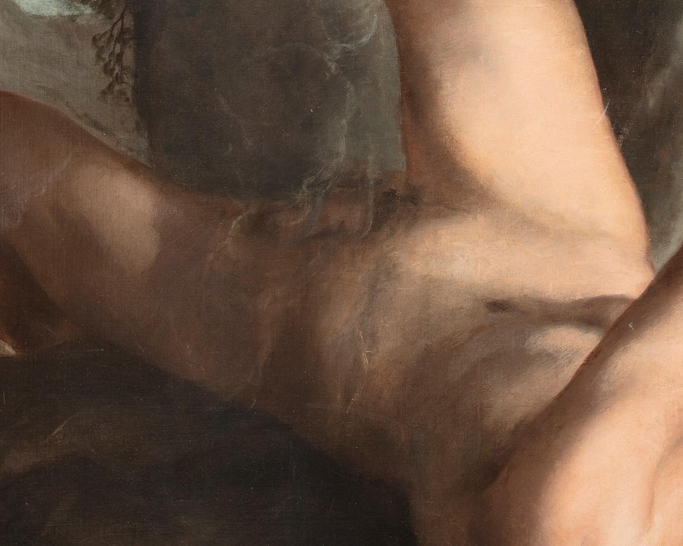 17th Century by Antonio Zanchi Prometheus Bound Oil on canvas en venta 4