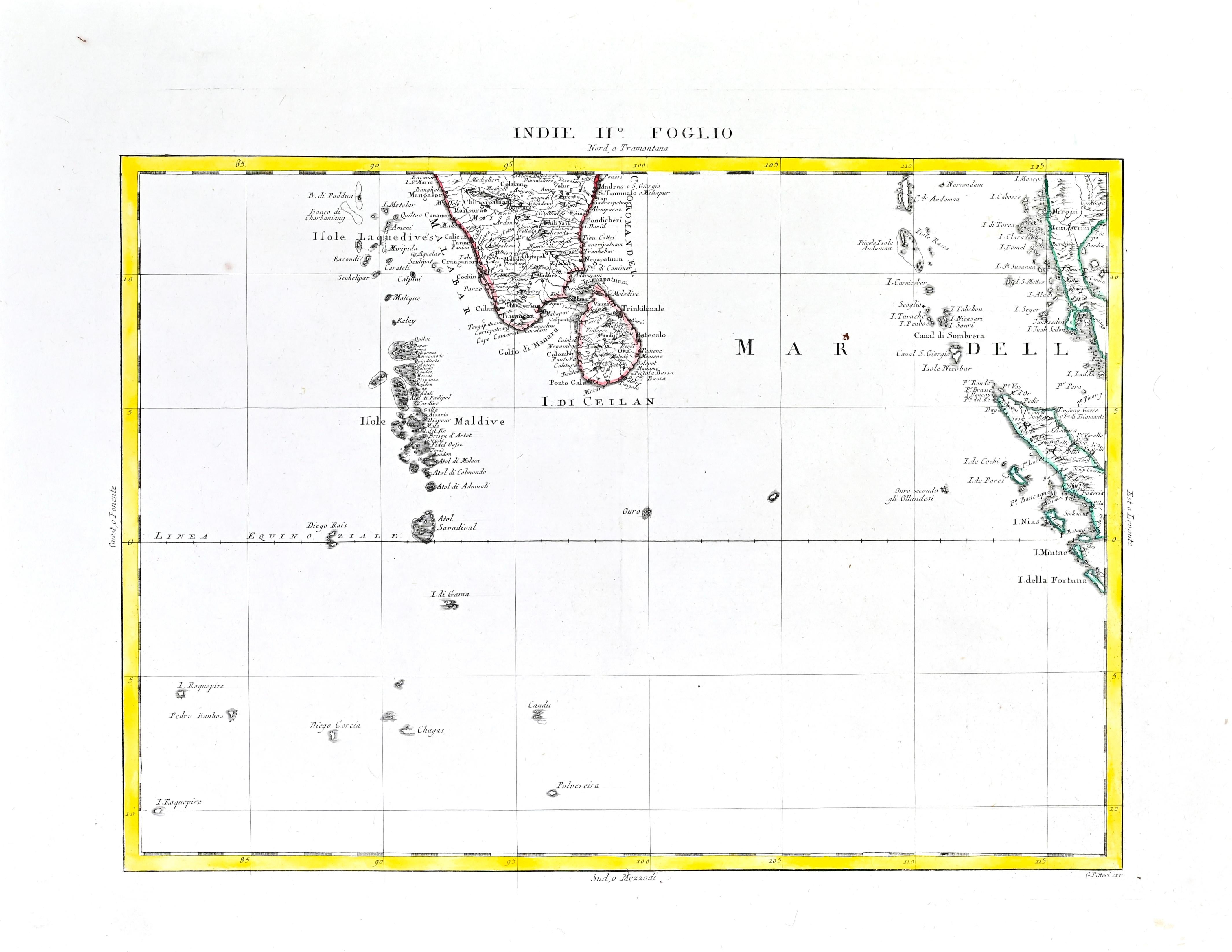 Antonio Zatta Figurative Print - Indie - II Sheet
