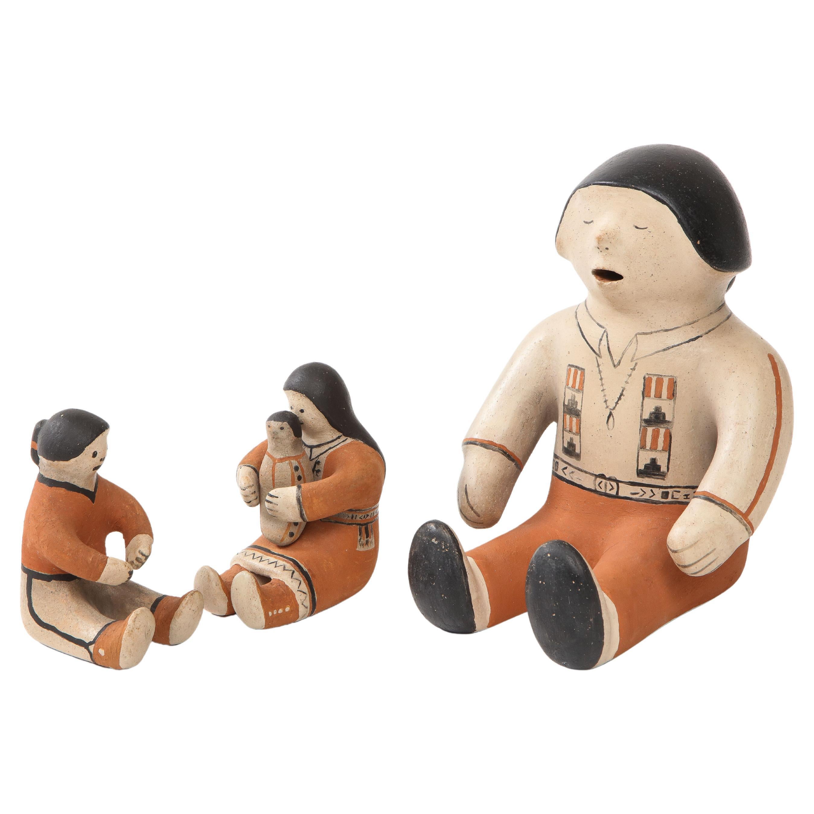 Antonita C. Suina Pueblo Pottery Figures For Sale