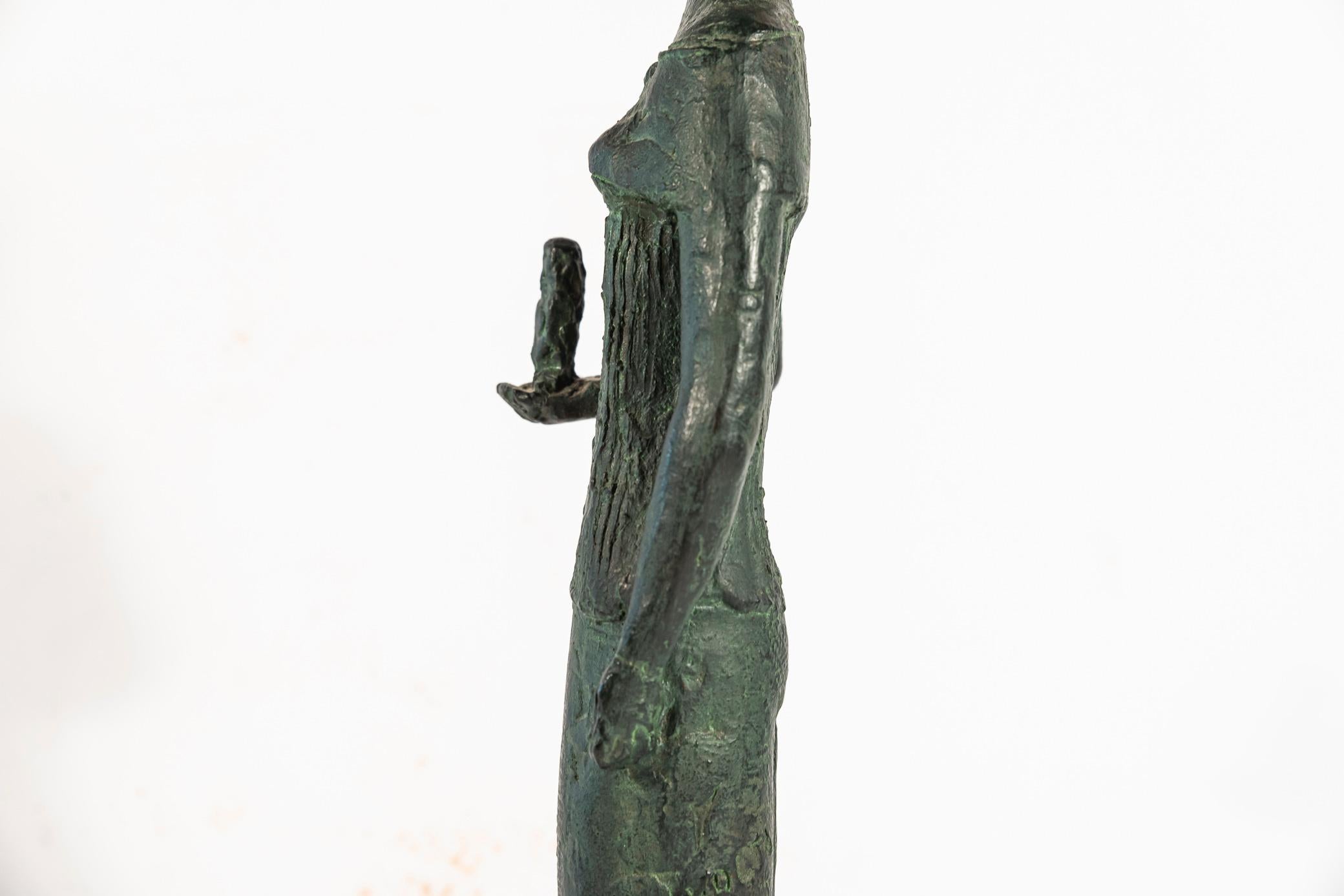 Resin Antoniucci Volti, Athena Sculpture, France, circa 1970