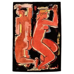 Antoniucci Volti, "Le Couple" Wool Carpet 'Ed. 6/8', circa 1980