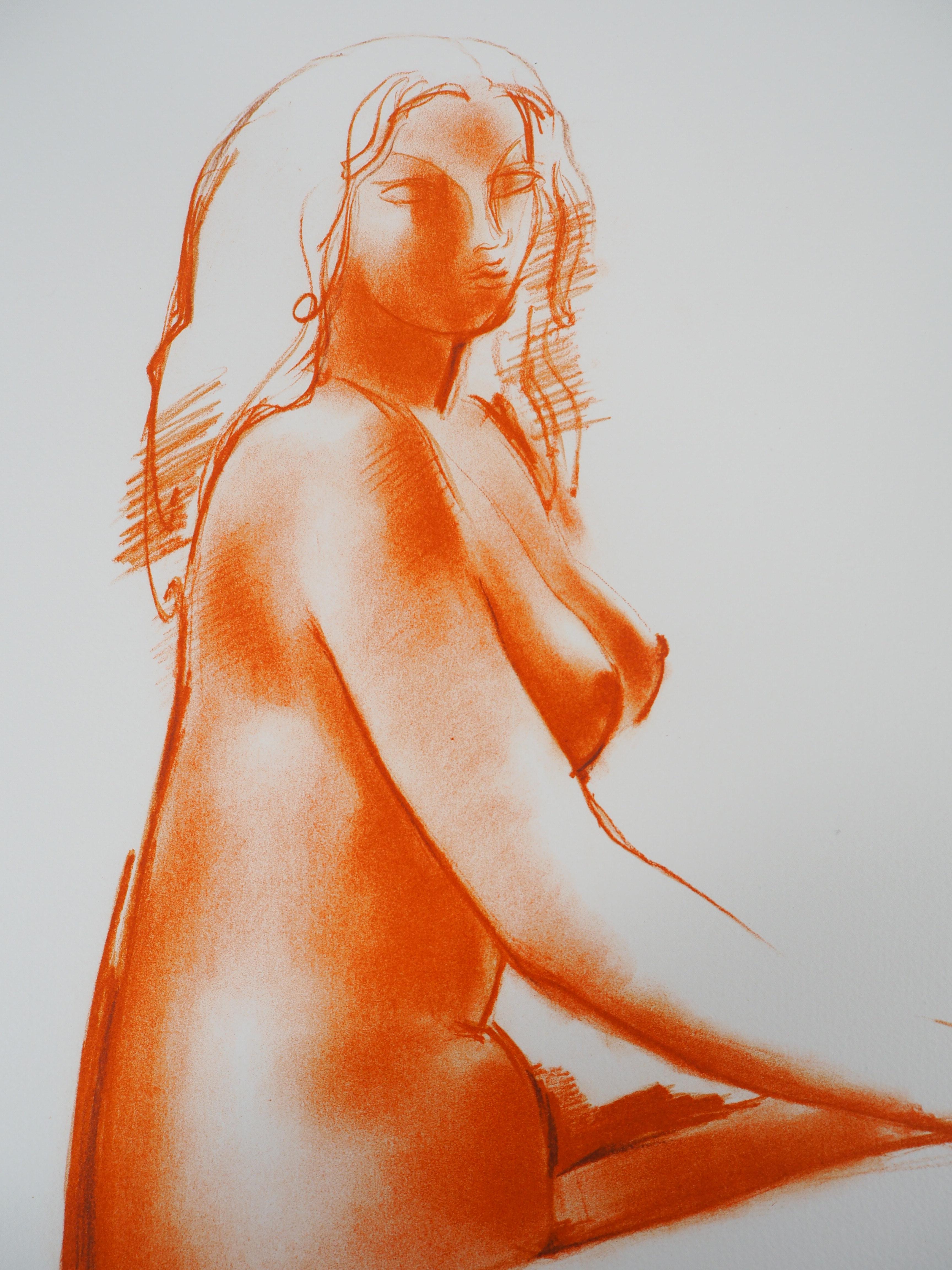 Antoniucci Volti (1915-1989)
Seated Model 

Original lithograph
Handsigned in pencil
Numbered / 80 copies 
On Arches vellum 65 x 50 cm (c. 26 x 20 in)

Excellent condition
