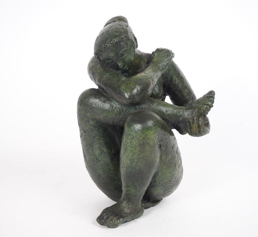 Antoniucci VOLTI (1915-1989)

Sculpture originale en bronze à patine verte représentant une figure nue, années 1970.
Signé 