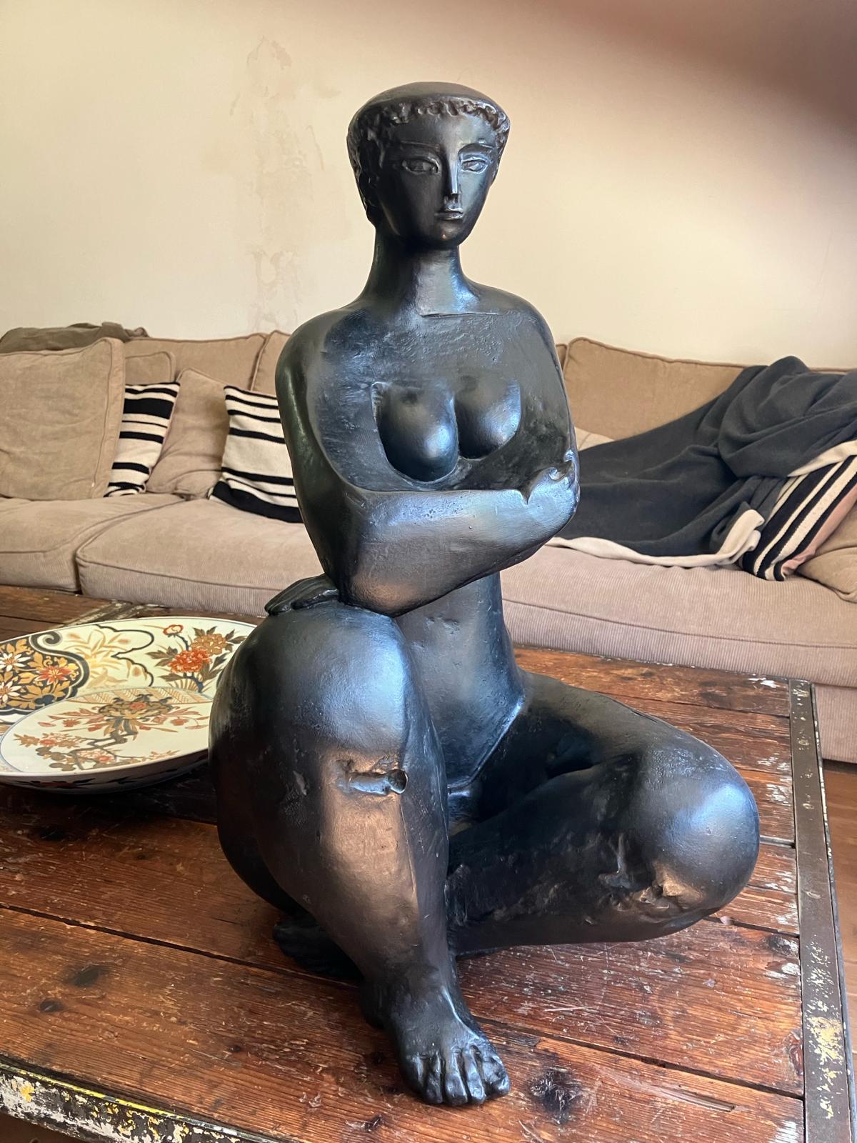 Numbered and limited to 8 copies 
Artwork signed
Authenticity: Sold with certificate of Authenticity
Invoice from the gallery
Sculpture: bronze, metal, bronze patina

Display: The sculpture can be displayed outdoors