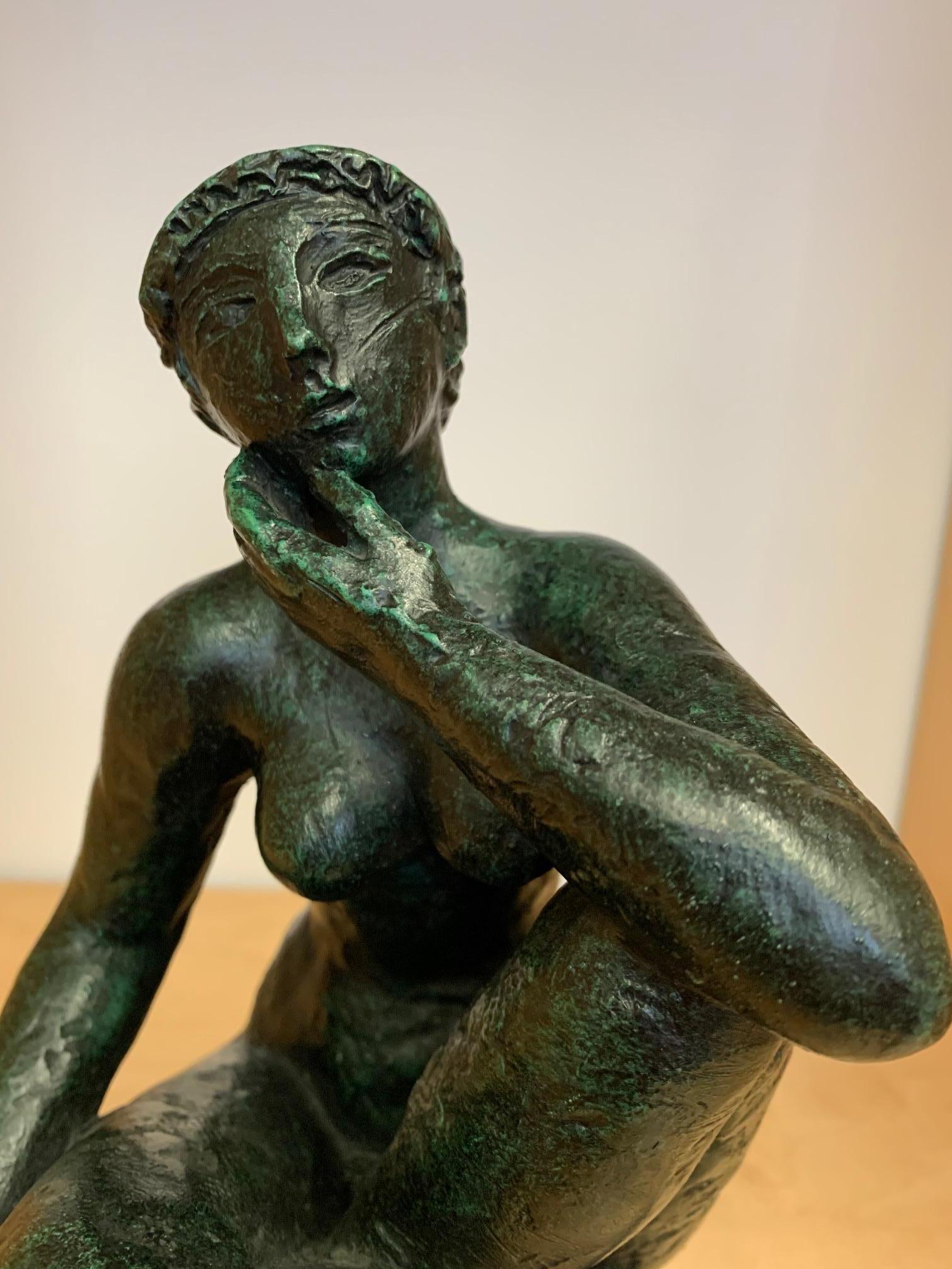 Goudina, Bronze, Figuratif féminin, Sculpture en vente 5