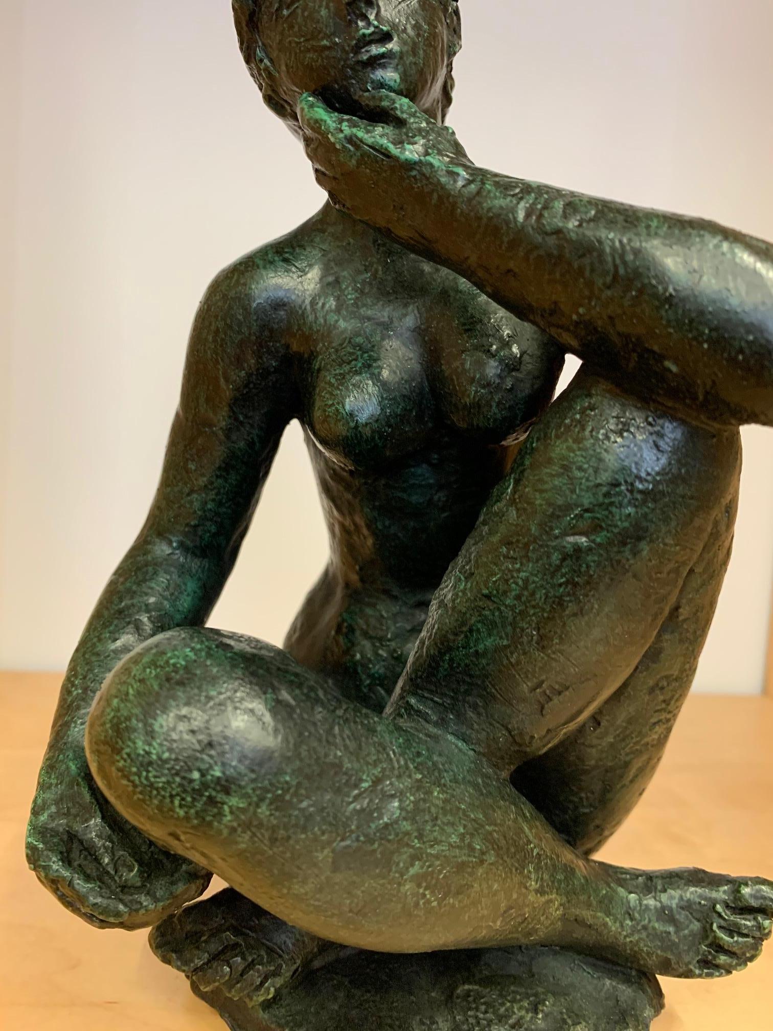 Goudina, Bronze, Female Figurative, Sculpture For Sale 3