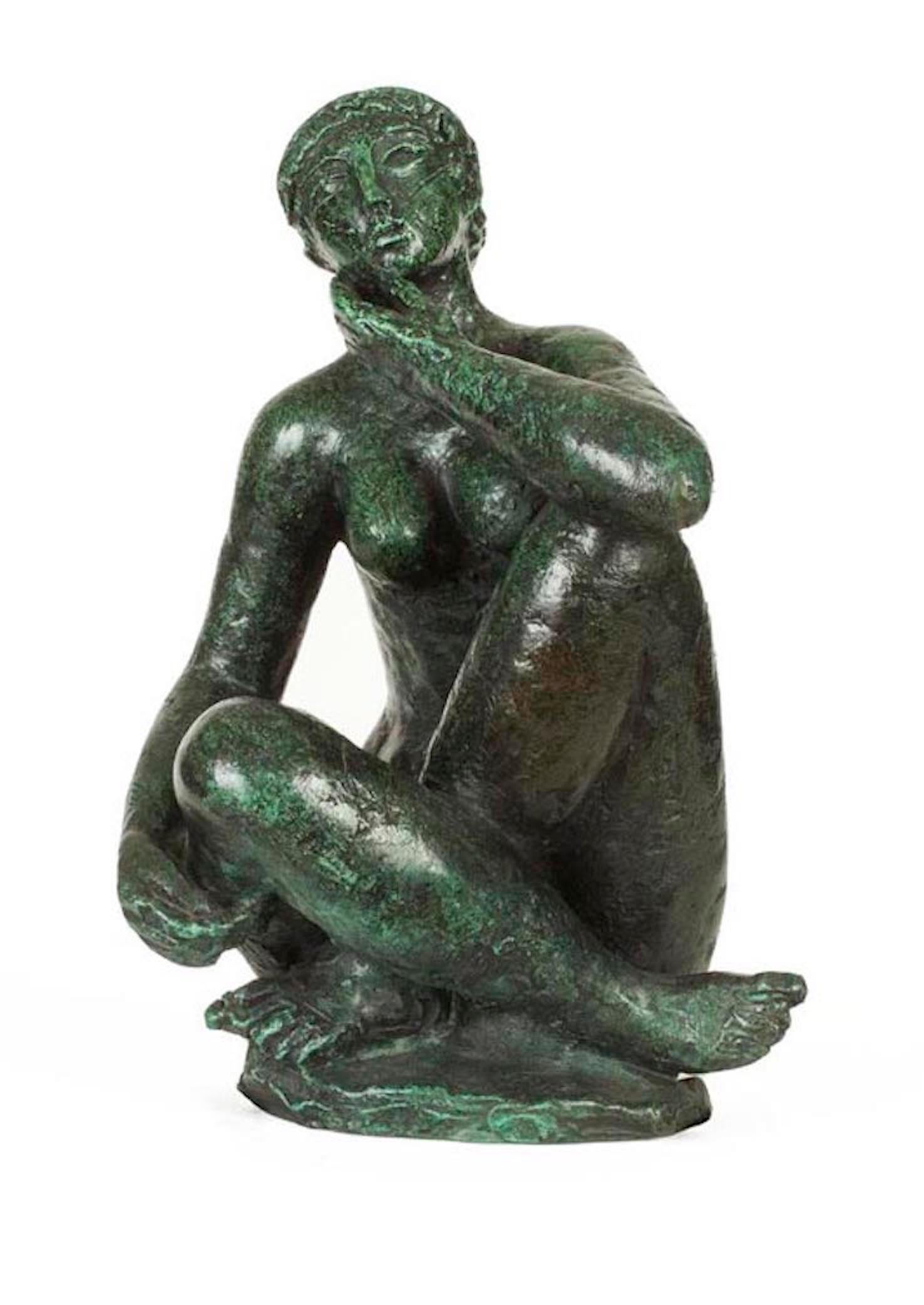 Figurative Sculpture Antoniucci Volti - Goudina, Bronze, Figuratif féminin, Sculpture
