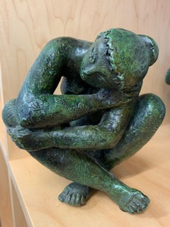 Malu, Bronze, Female Figurative Sculpture
