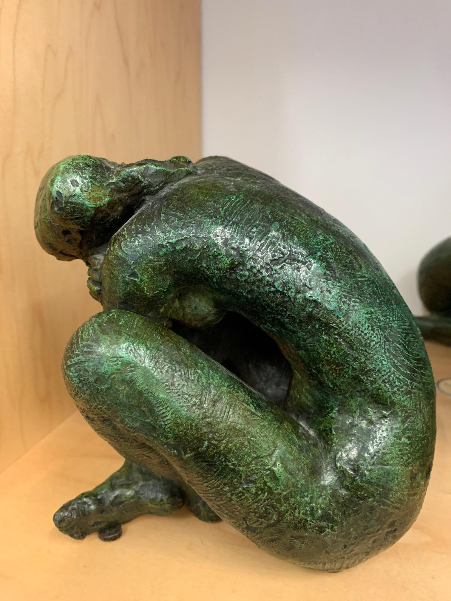 Malu, Bronze, Sculpture figurative féminine en vente 2