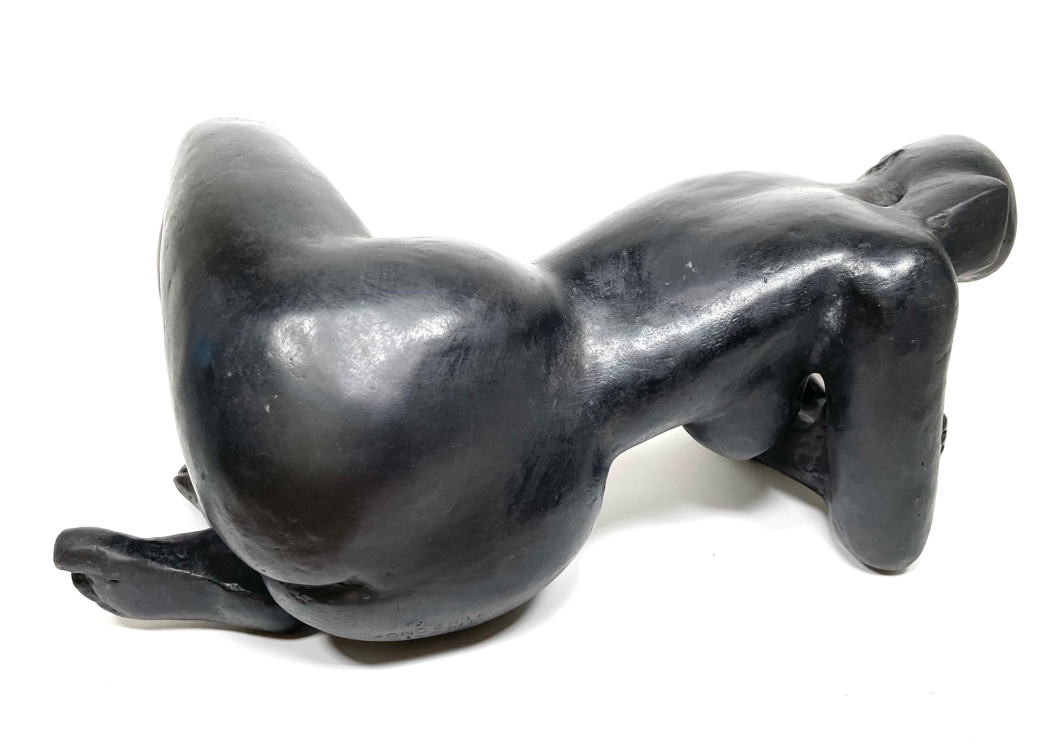 Petite Femme Chiffonnée  (Sonstige Kunststile), Sculpture, von Antoniucci Volti