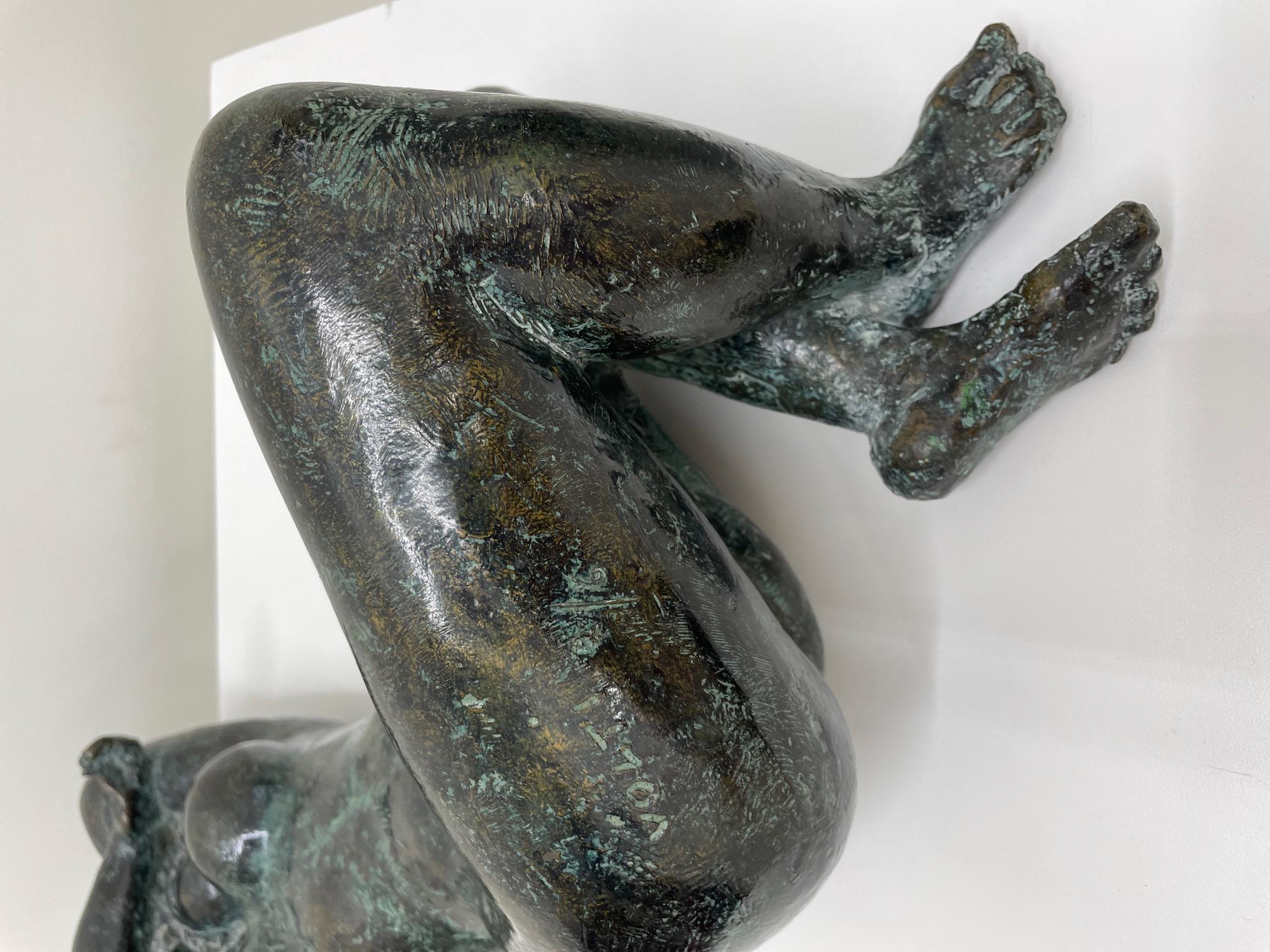VENDEUR DE QUALITÉ UN Maîtresse - Or Nude Sculpture par Antoniucci Volti