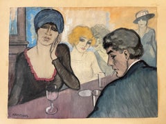 Antonius Johannes KRISTIANS (1883-1957), "Alla sbarra".