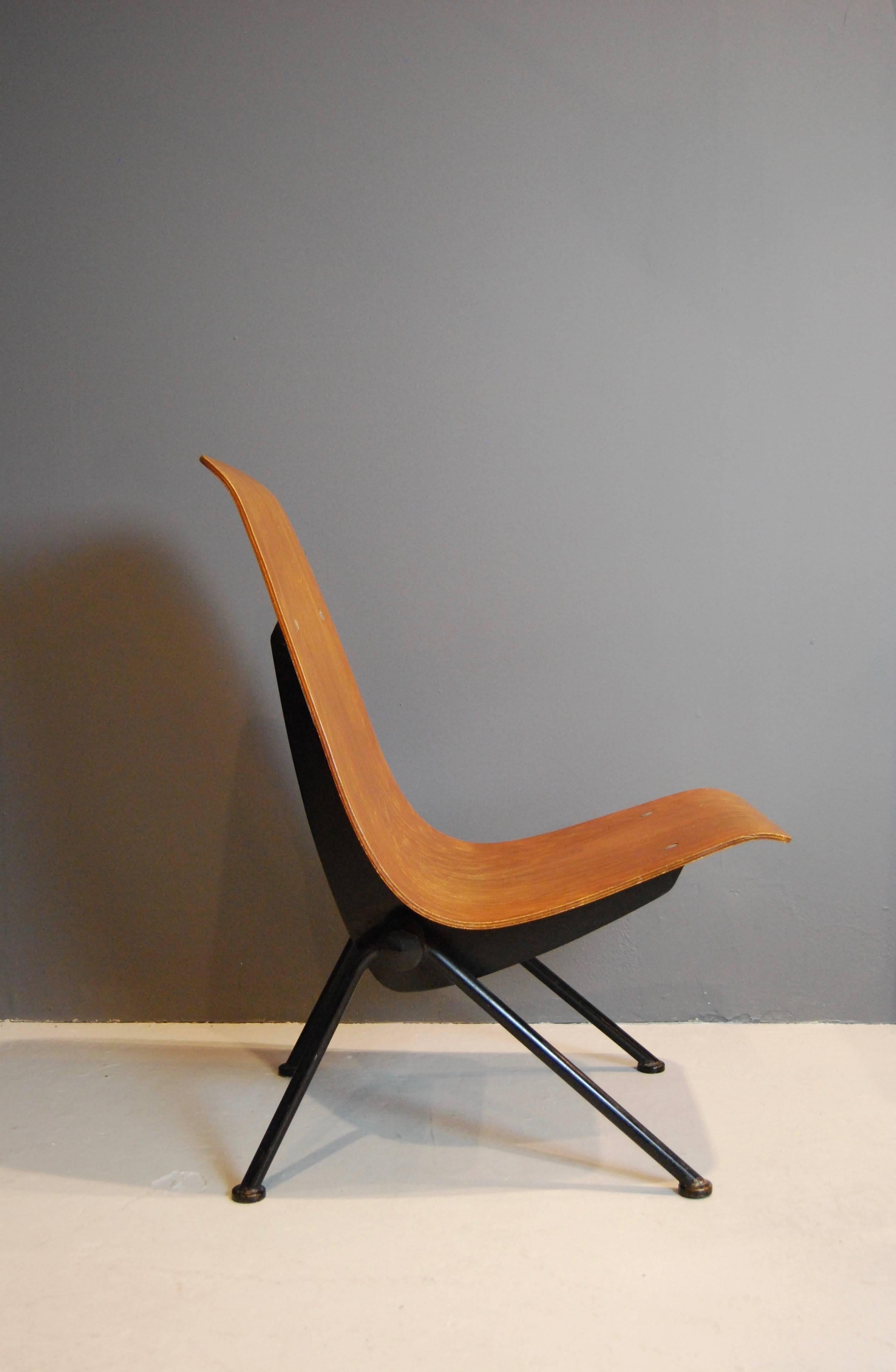 French Antony Chair, Jean Prouve, 1954