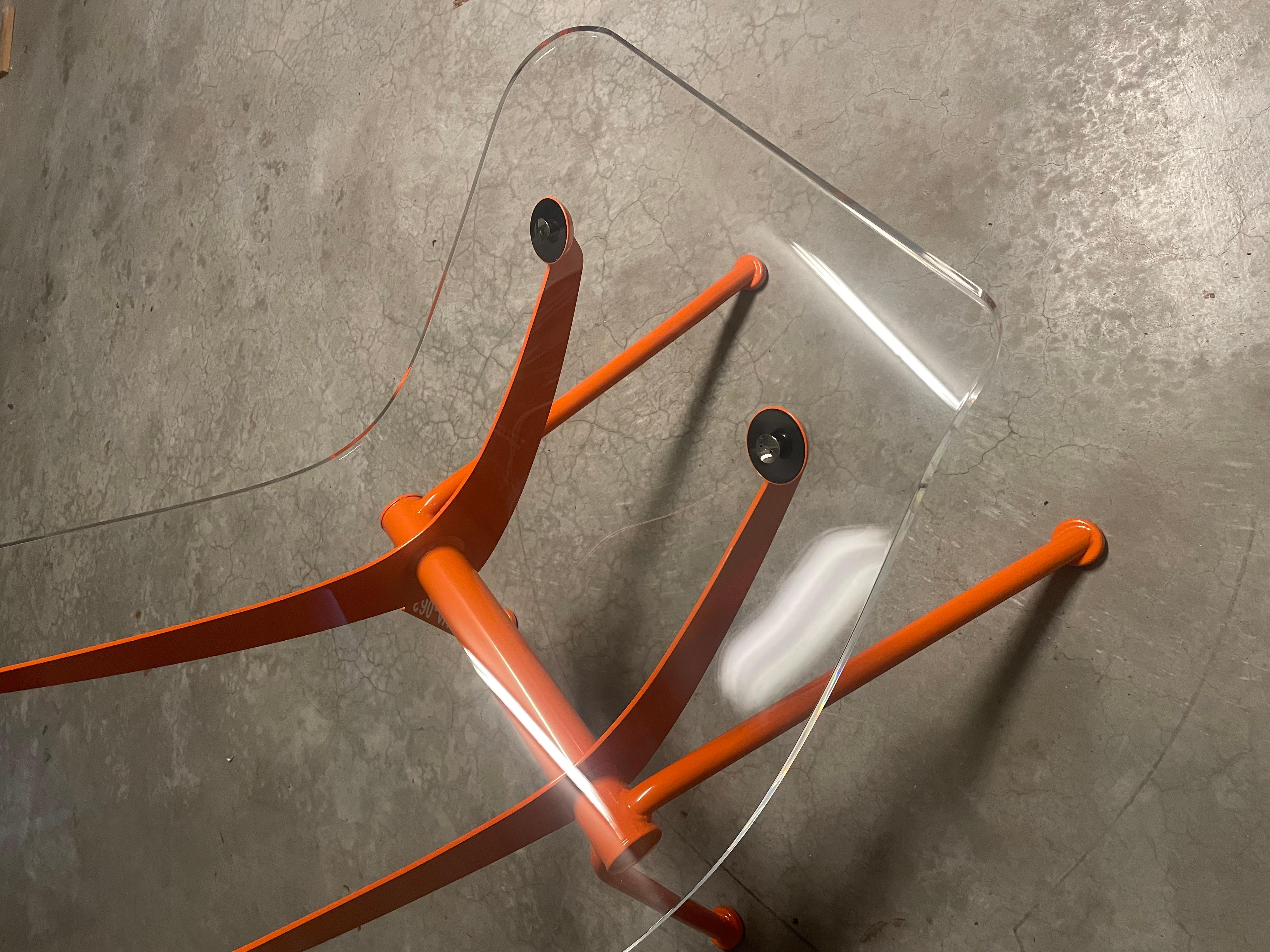 Plexiglass Antony Chair Virgil Abloh for Vitra For Sale