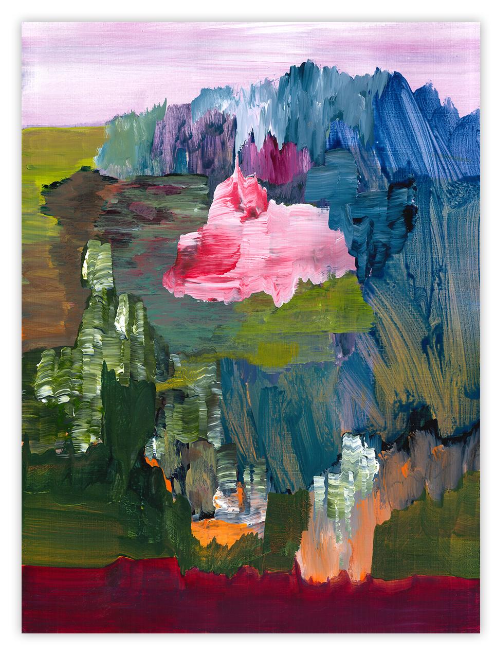Antony Densham Abstract Painting – P19.2024 (Abstraktes Gemälde)