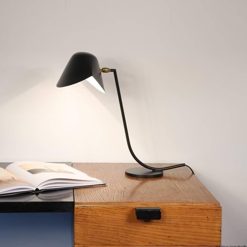 Beautiful desk lamp by Serge Mouille.