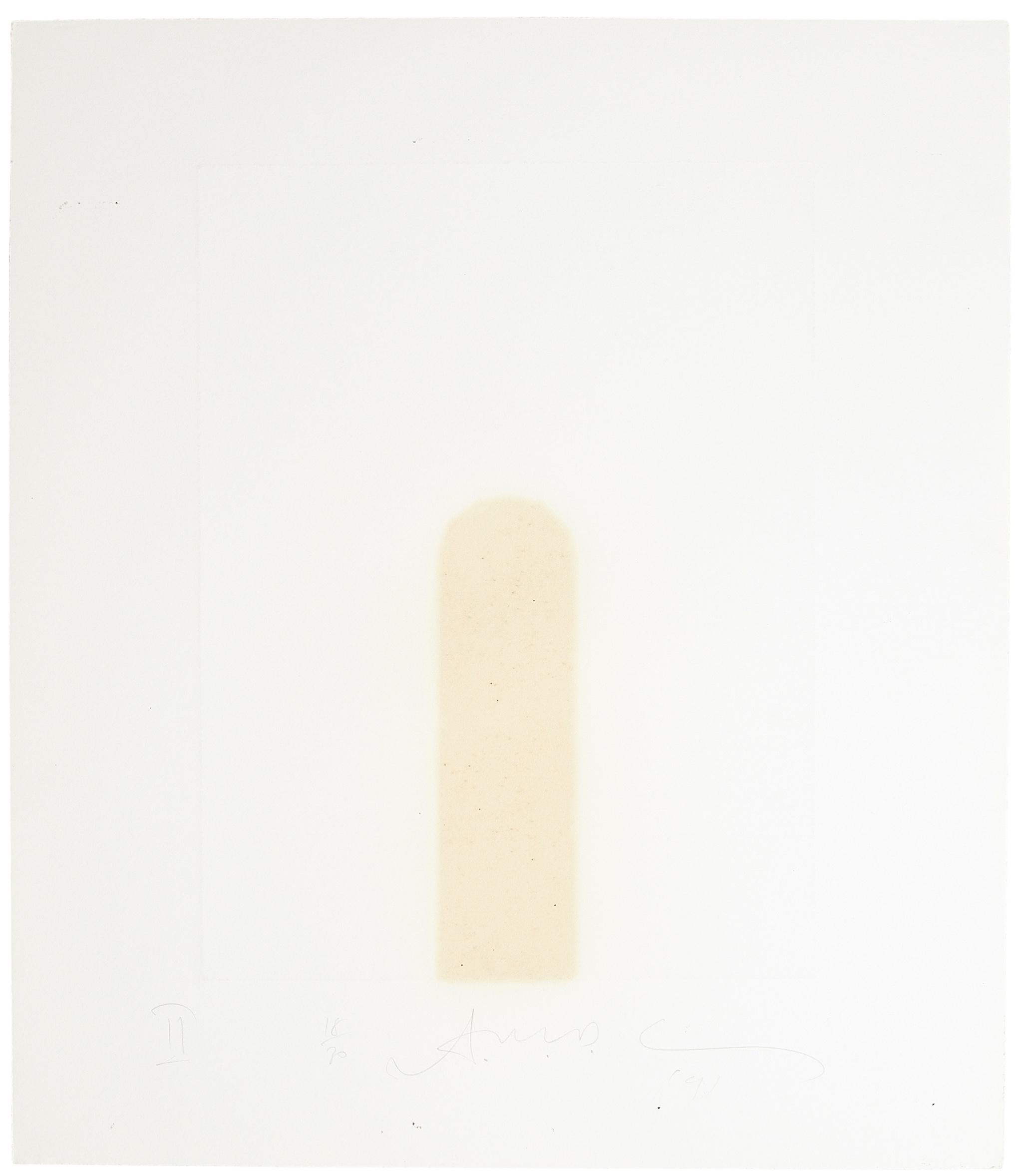 Bearing Light II -- Print, Woodcut, Contemporary Art by Antony Gormley 1