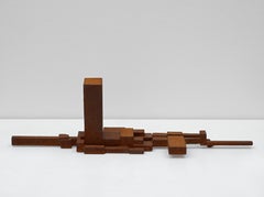 "Spread Model V" unique sculpture by British sculptor Antony Gormley
