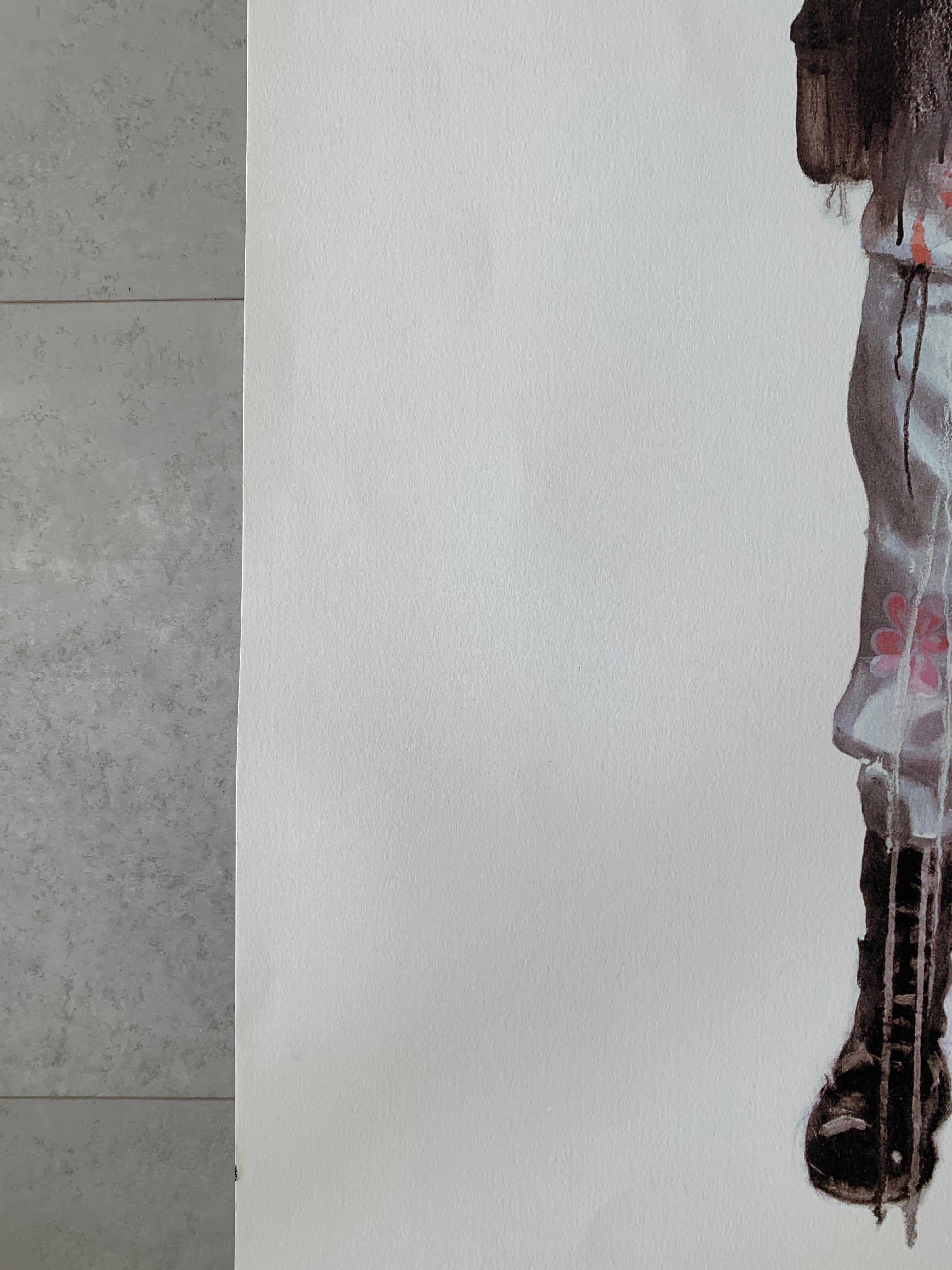 Friedenswächter von Antony Micallef, 2007	
Offsetlithographie auf Velinpapier	
37 4/5 x 26 2/5 Zoll / 96 x 67 cm	
Limitierte Auflage von 400 Stück
Vom Künstler handsigniert und nummeriert (89/400)	

Antony Micallef ist ein britischer