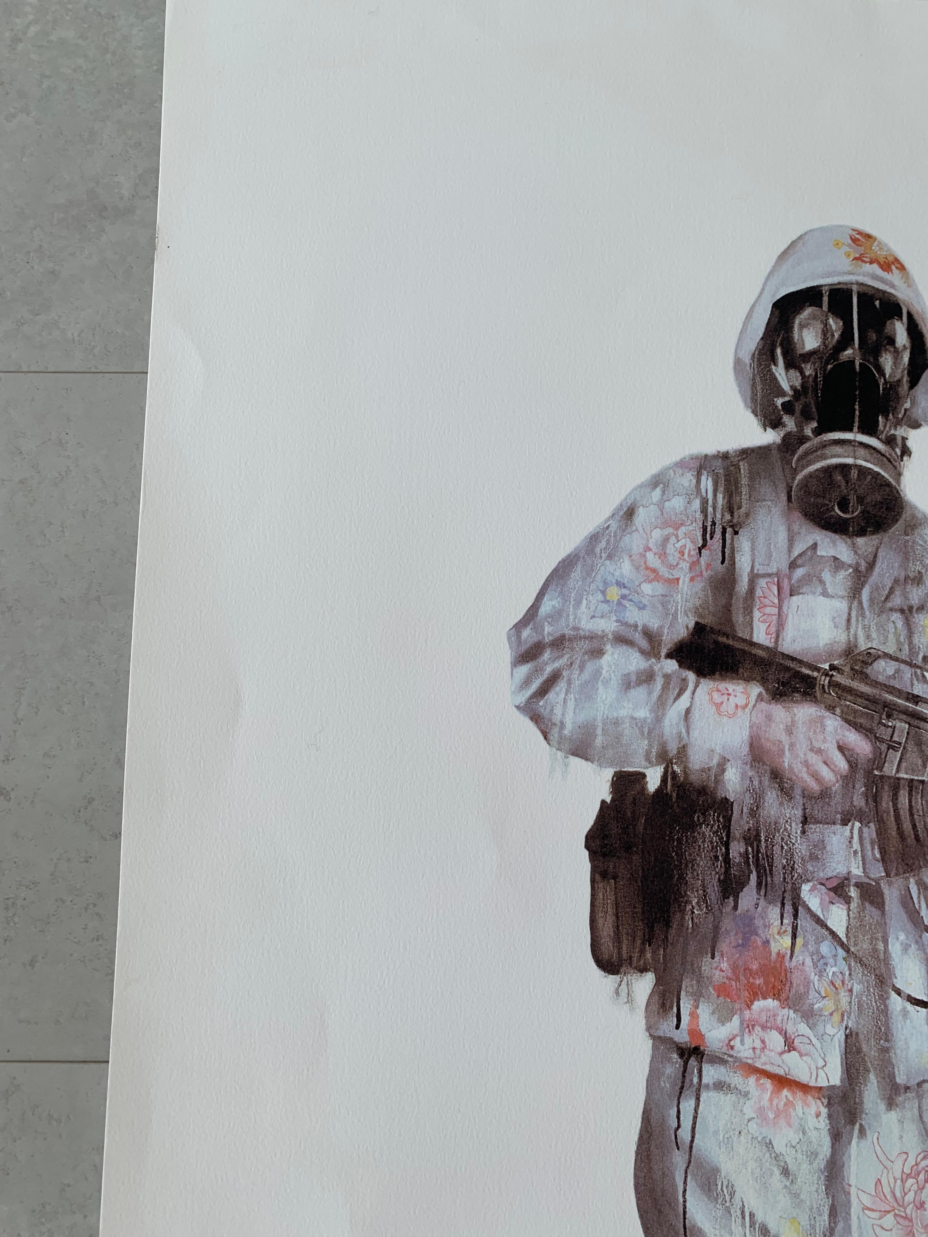PEACEKEEPER Lithographie in limitierter Auflage, signiert und nummeriert im Angebot 1