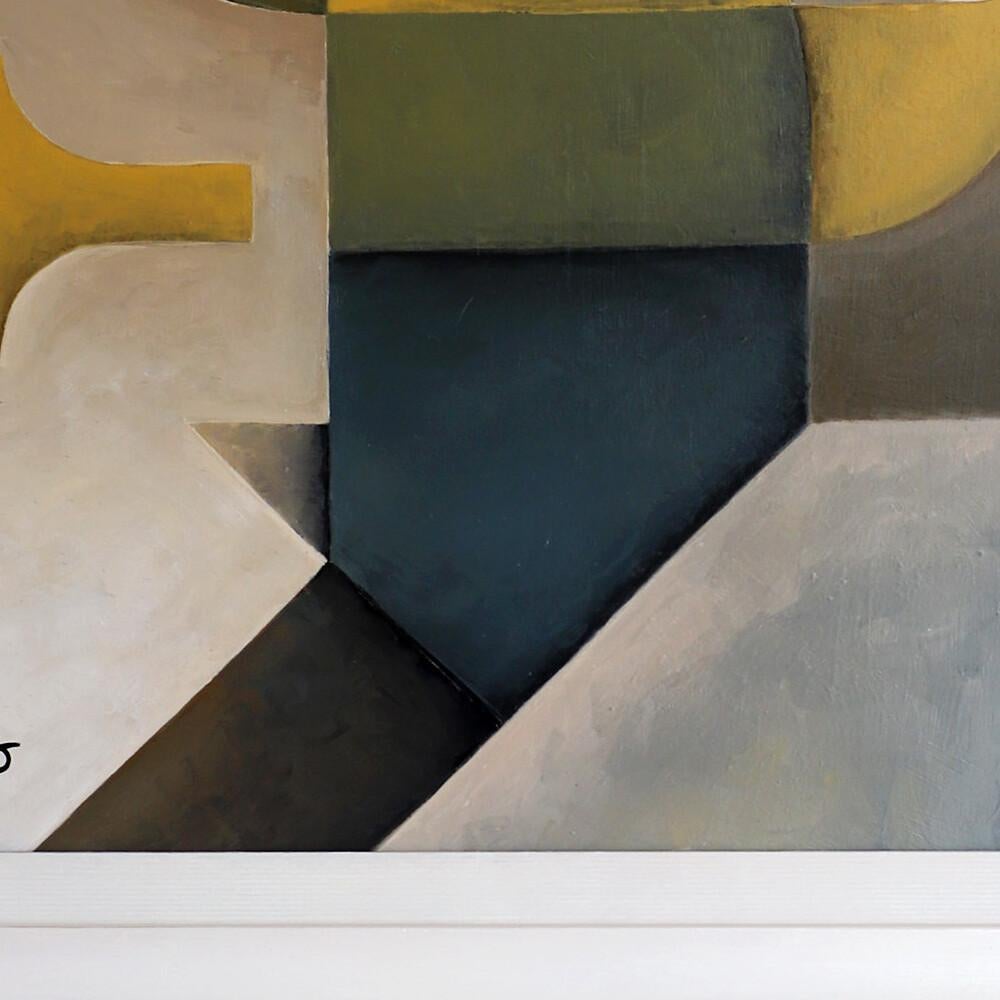 Changer d'air (Aire fresco), Pintura acrílica abstracta contemporánea enmarcada en venta 4