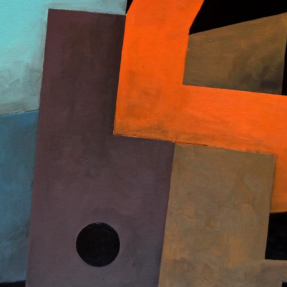 « Crawlers », peinture acrylique semi-abstraite constructiviste Neue en vente 9