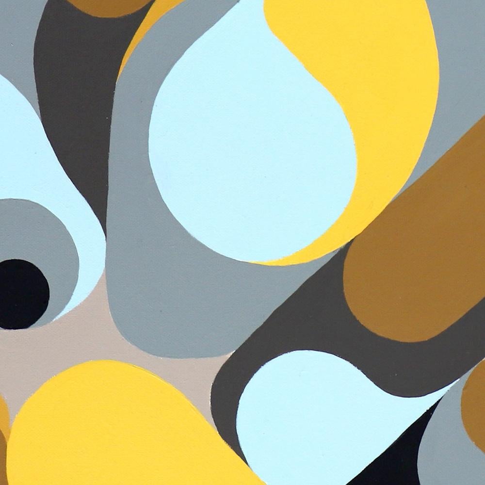 Dans sa coquille (In Its Shell), Contemporary Semi Abstract Acrylic Painting For Sale 8