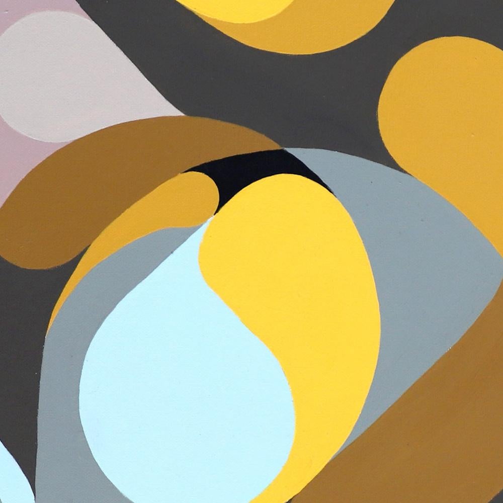 Dans sa coquille (In Its Shell), Contemporary Semi Abstract Acrylic Painting For Sale 6