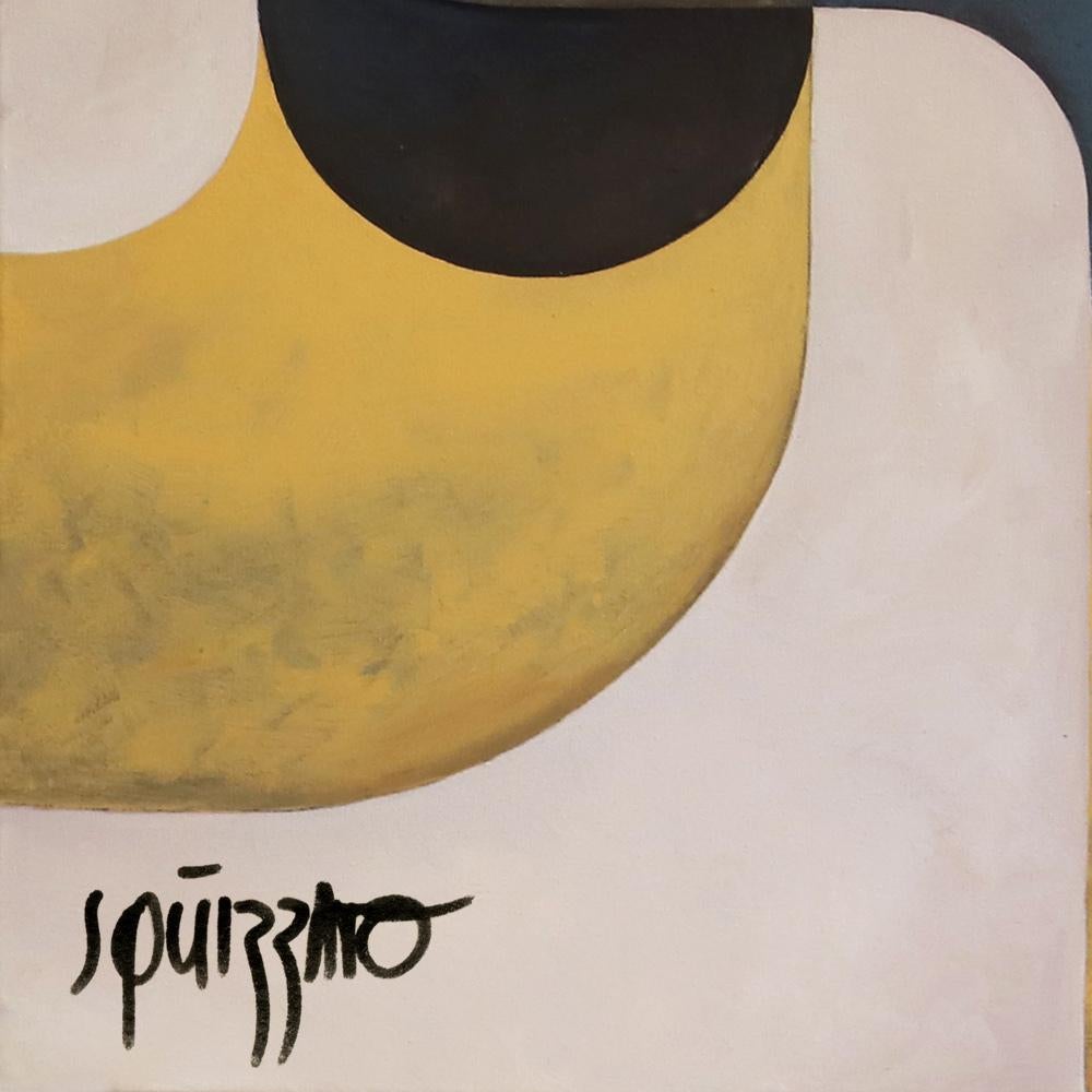 Extreme yoga, Large Geometric Contemporary Abstract Acrylic Painting on Canvas For Sale 4