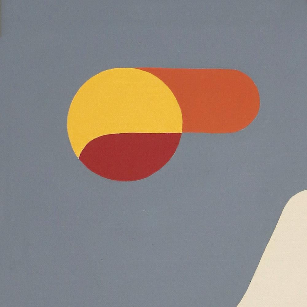 Histoire de courbes (Story of Curves), Geometric Contemporary Abstract Acrylic For Sale 4