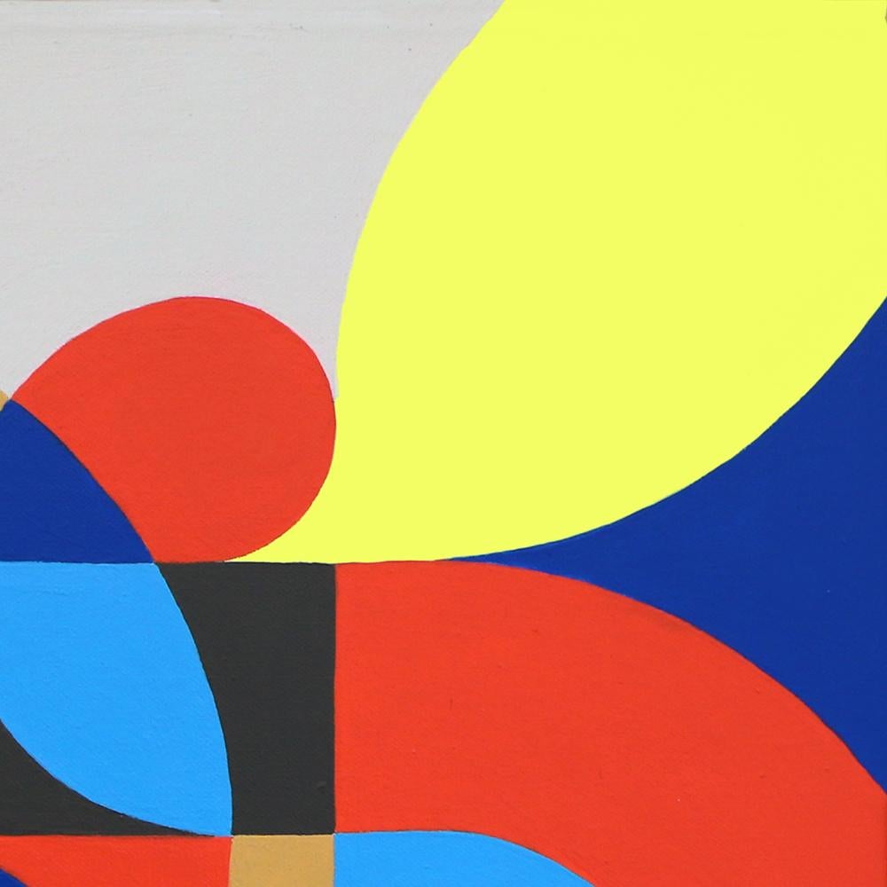« Mémories », peinture acrylique abstraite constructiviste de Neue en vente 11