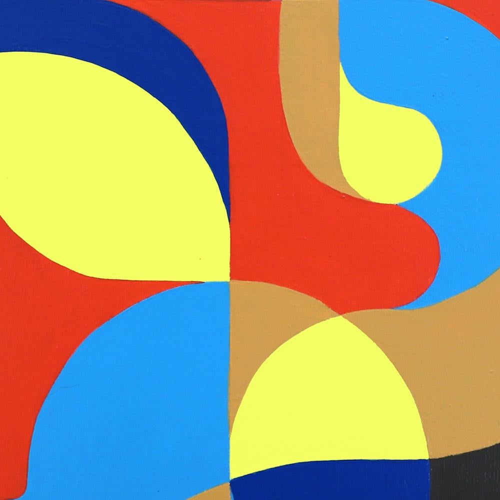 « Mémories », peinture acrylique abstraite constructiviste de Neue - Constructiviste Painting par Antony Squizzato