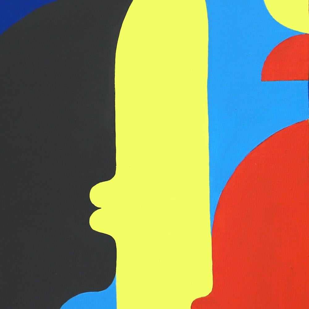 « Mémories », peinture acrylique abstraite constructiviste de Neue en vente 4