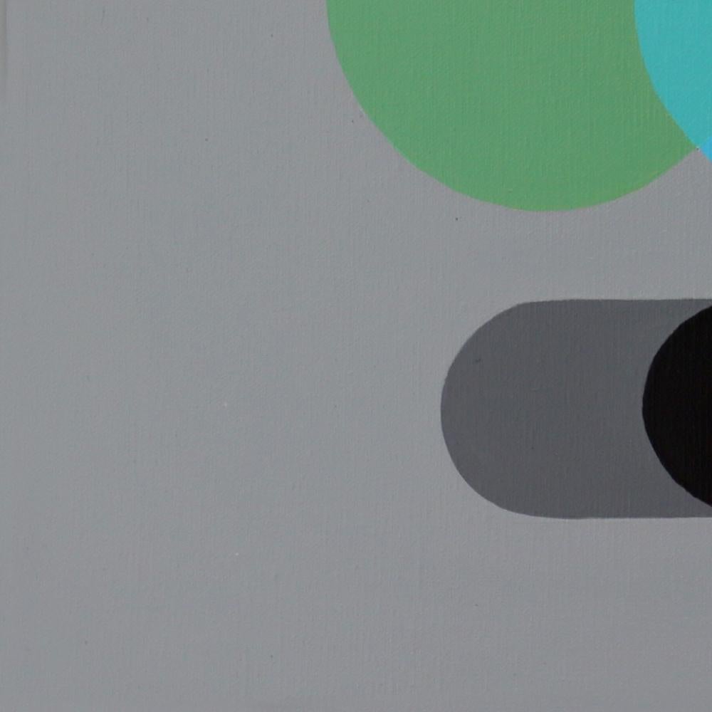 « Le trou de serrure, peinture acrylique abstraite constructiviste de Neue en vente 1