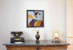 Virgule flottante (Punto fluttuante), Pittura acrilica astratta contemporanea