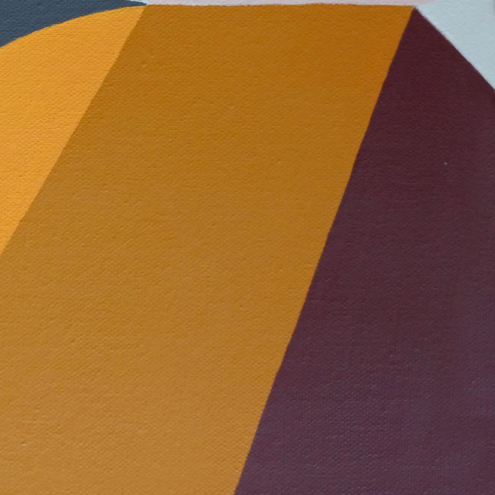 Virgule flottante (Floating Point), Contemporary Abstract Acrylic Painting For Sale 2