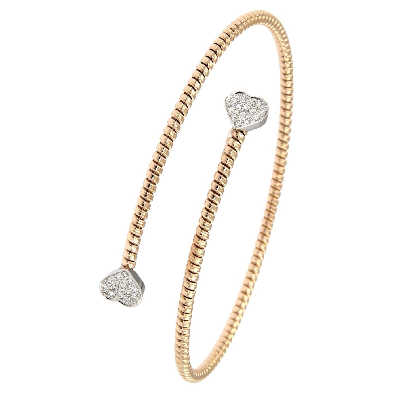 Antora Tubogas Oro Blanco 18k Juste Un Clou Pulsera Puño Diamante en venta 6